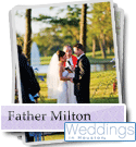 Photo of Father Milt in Weddings in Houston magazine
